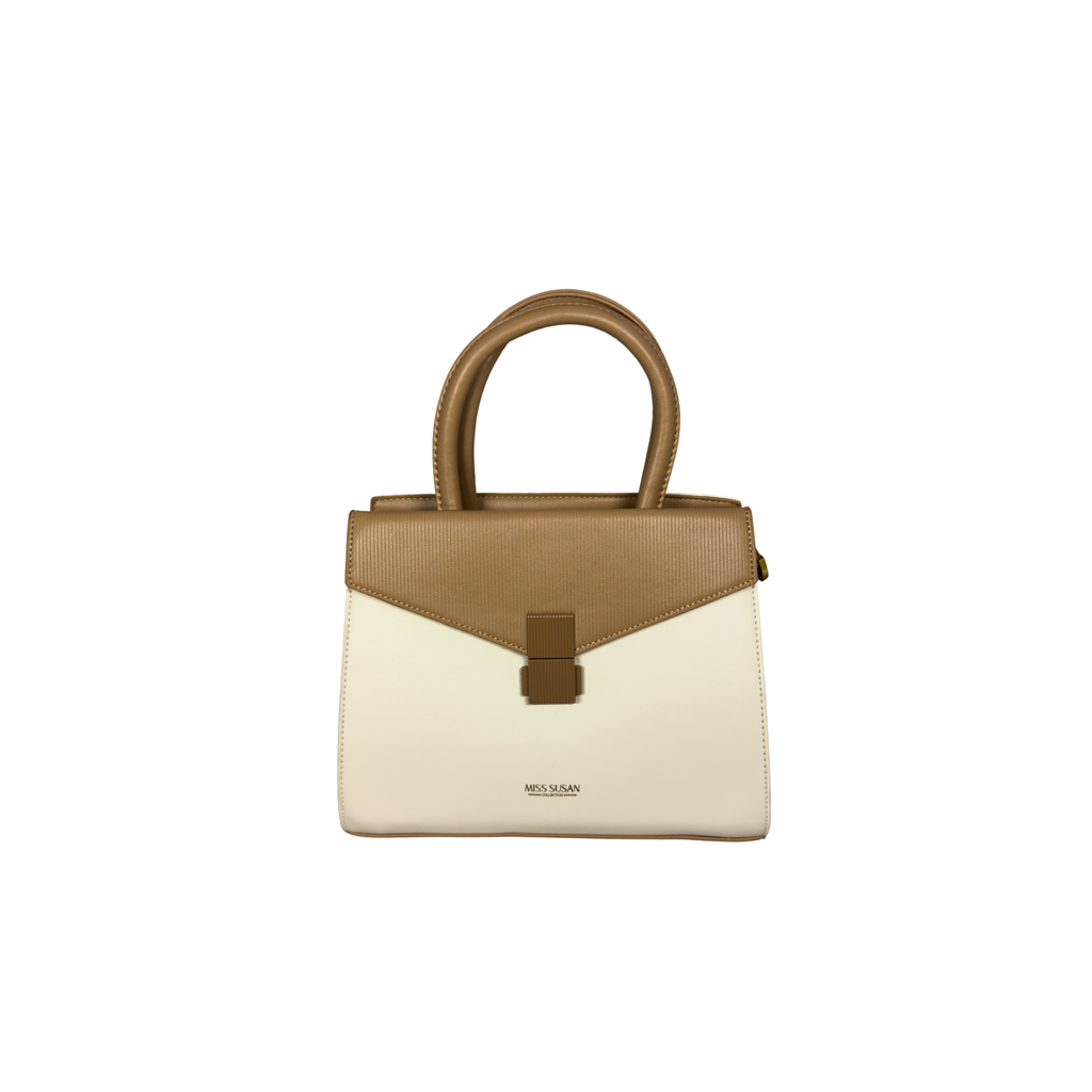 Monarch Convertible Satchel-Beige