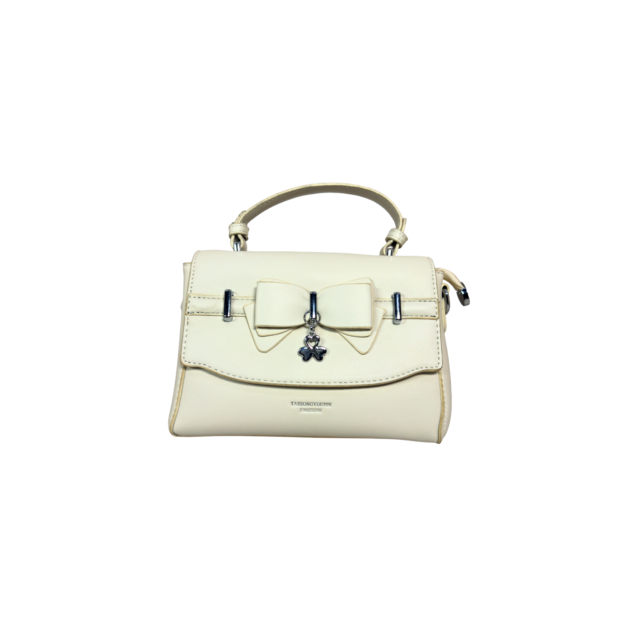 Charm mini Satchel - Rice white