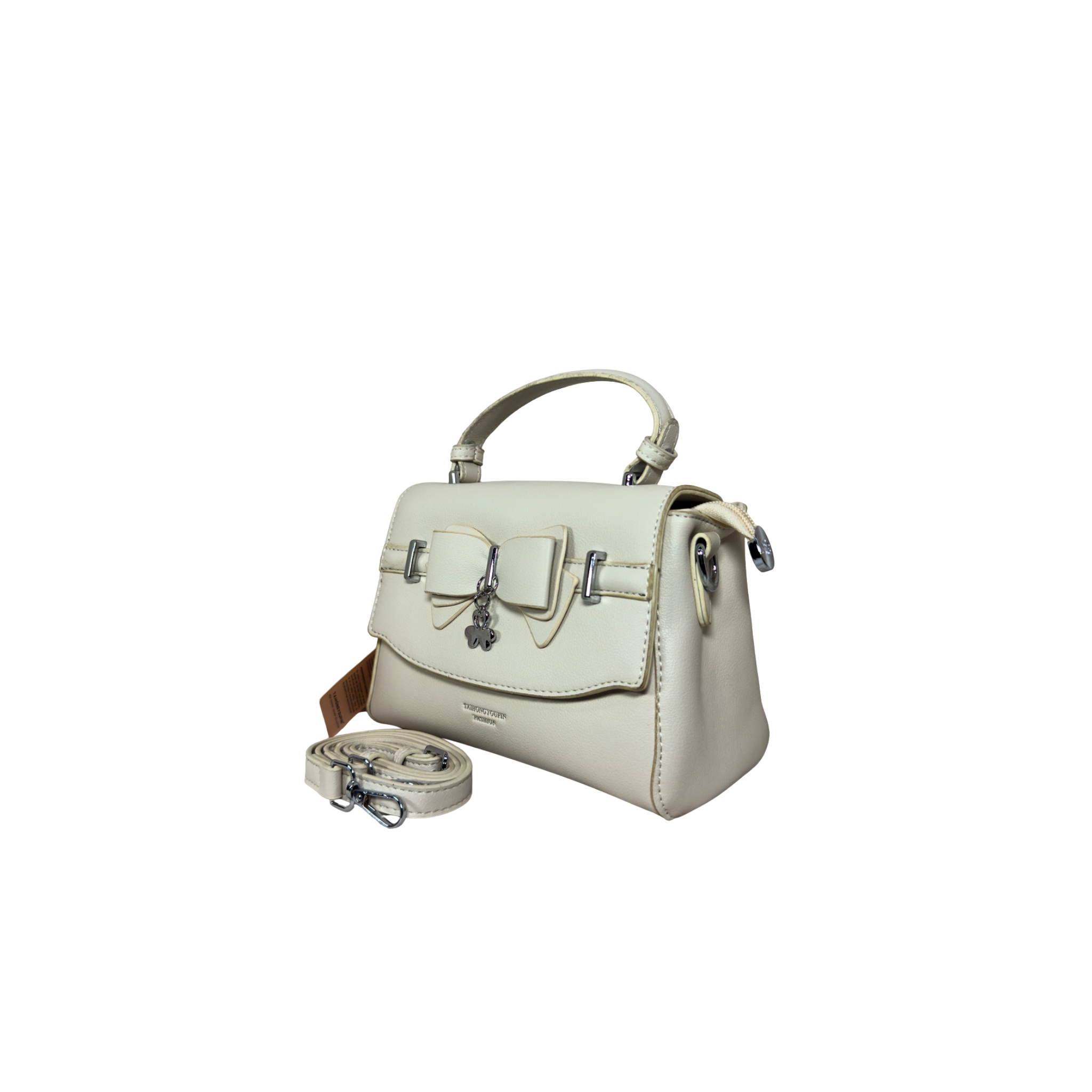 Charm mini Satchel - Rice white